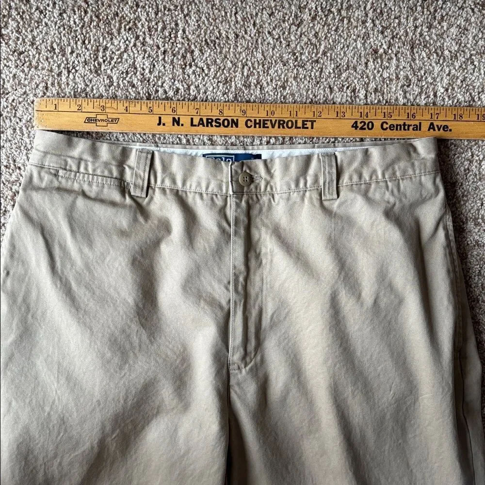 VTG Polo Ralph Lauren Phillip Pant Cotton Khaki Baggy Oversize Chino 36